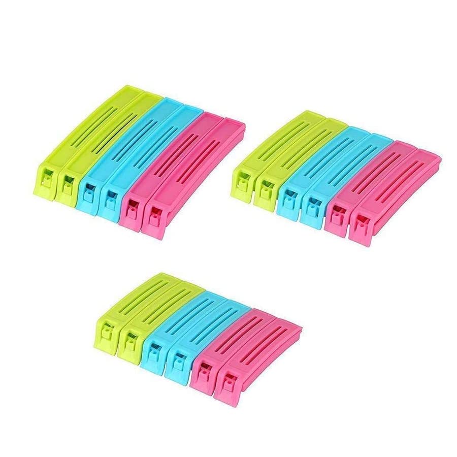 Saleshop365 Plastic Food Snack Bag Pouch Clip Sealer for Keeping Food Fresh for Home Kitchen Camping Snack Seal Sealing Bag Clip