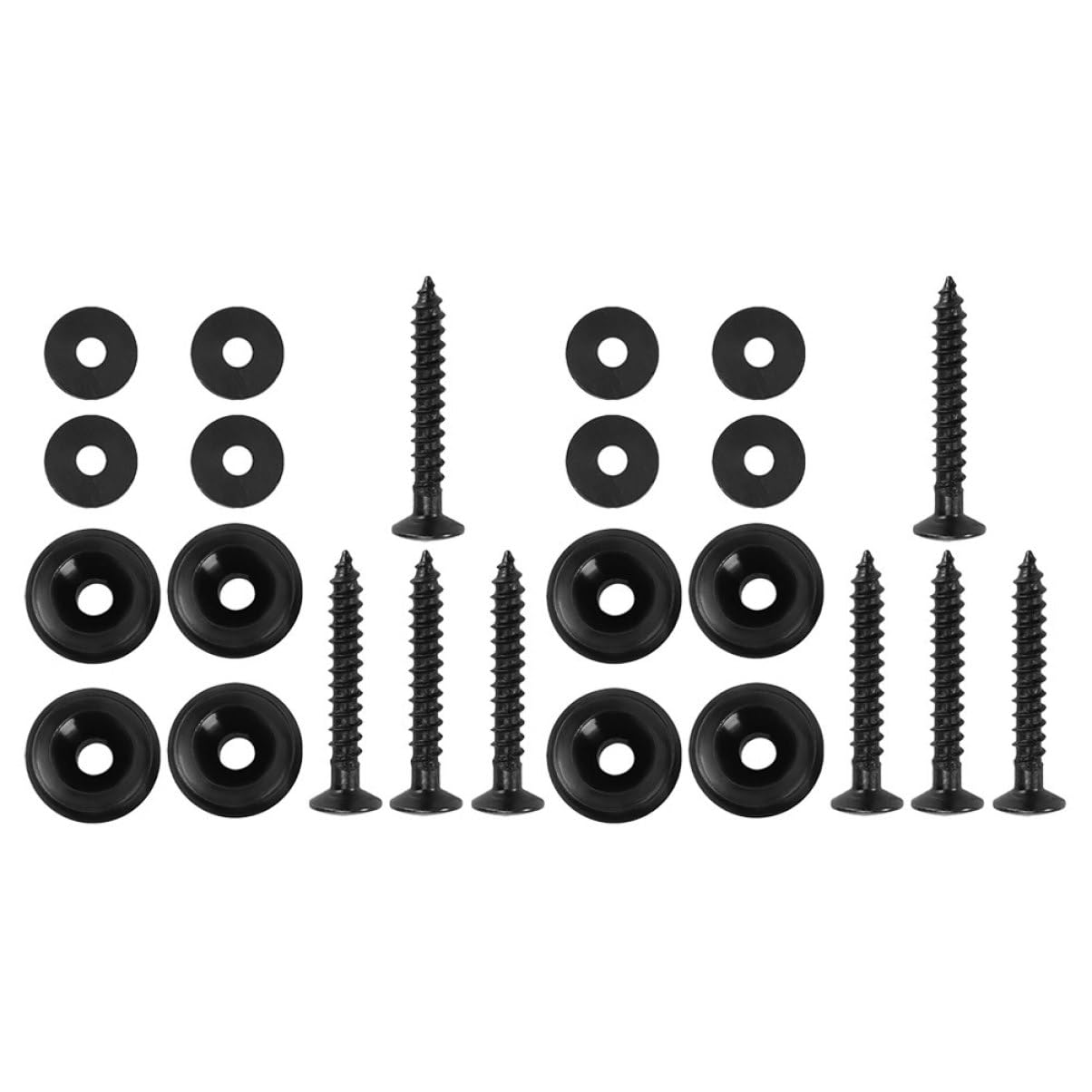 HANABASS 8pcs Guitar Strap Lock Metal End Pin for Electric Acoustic Guitar Attachment with Mounting Screws Easy to Use Locking S