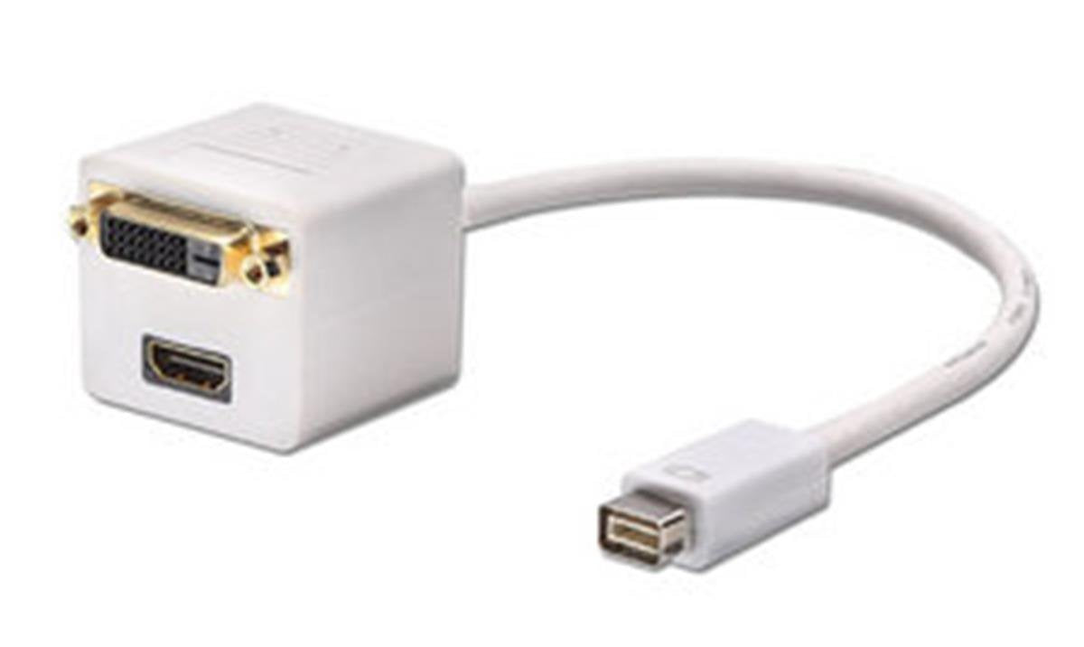 LINDY Mini-DVI to DVI/HDMI Splitter (41003)