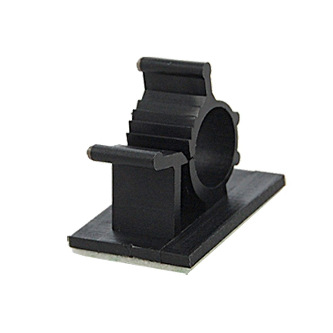 25 Pcs Black Adhesive Backed Nylon Wire Adjustable Cable Clips Clamps