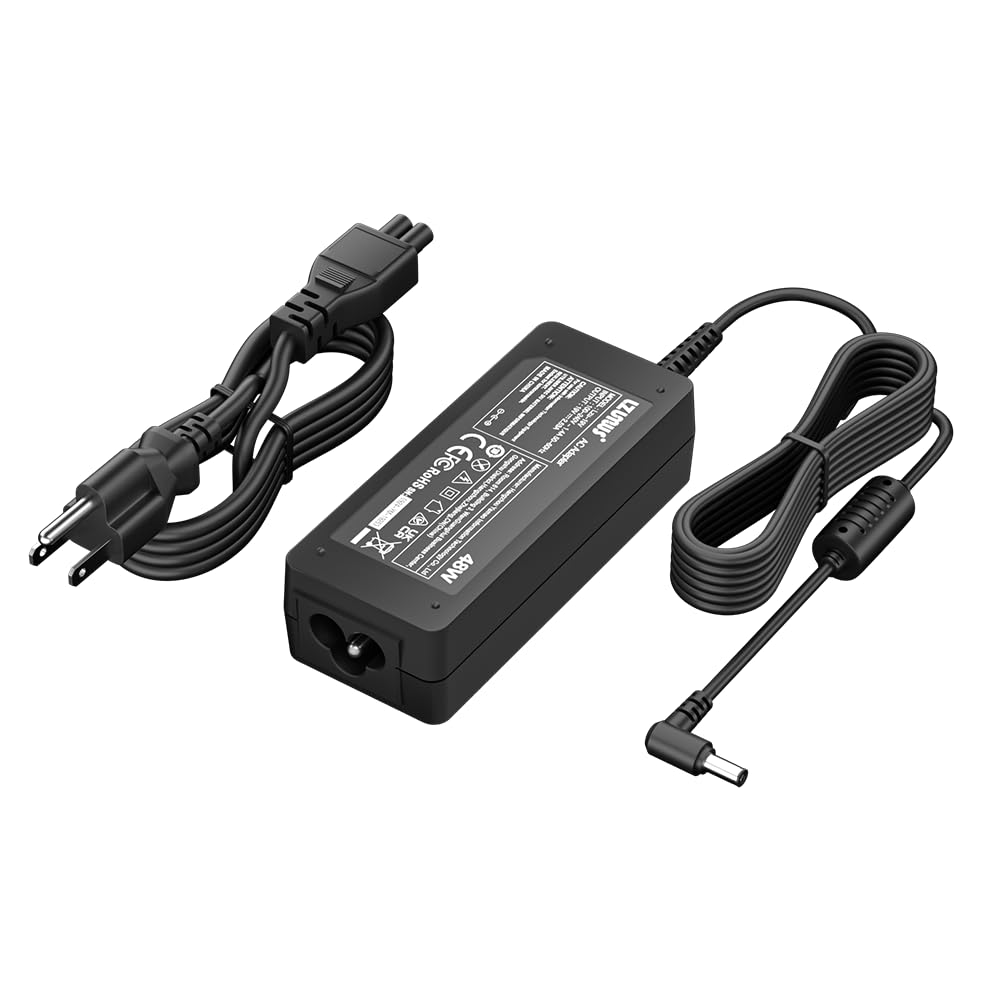 48W 19V 2.53A AC Adapter for Samsung Monitors Power Cord, 6.5x4.4mm Tip