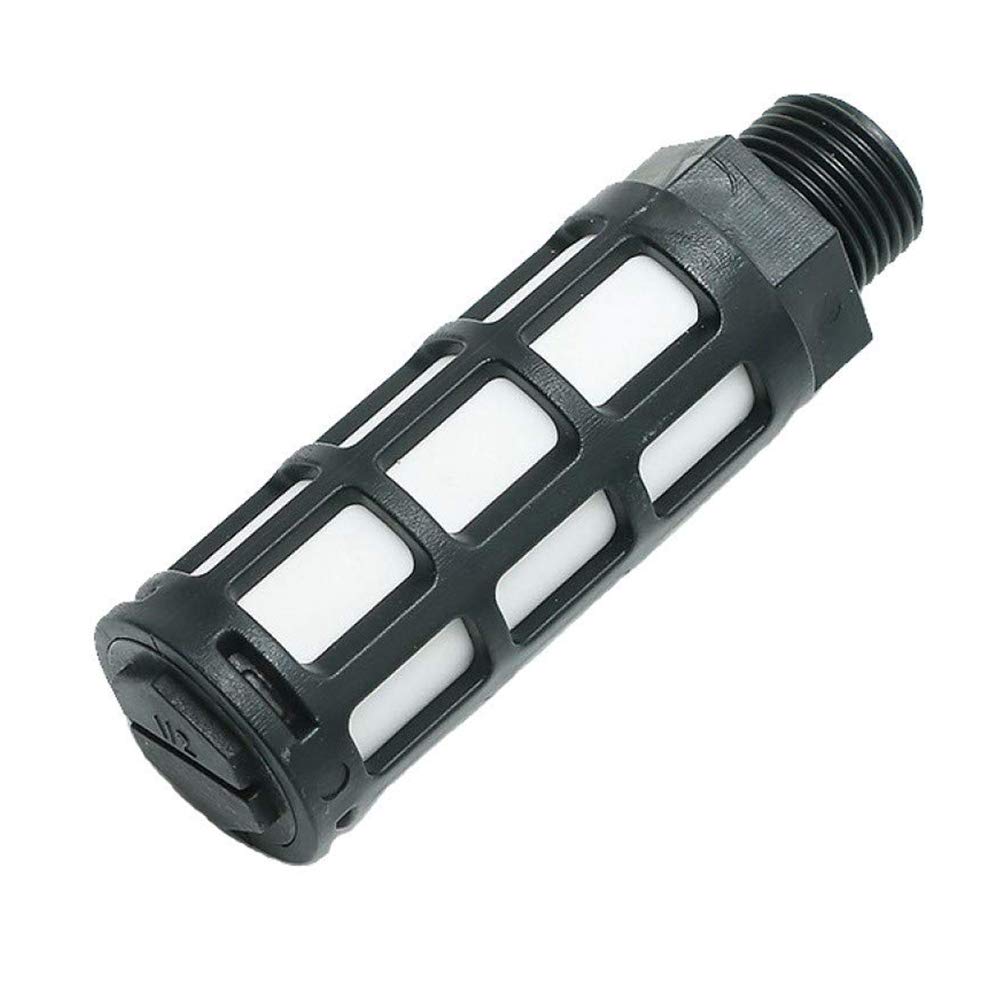 Beduan Pneumatic Air Compressor Muffler Fitting 1/4'' Npt Compressed Exhaust Silencer (Pack Of 10)