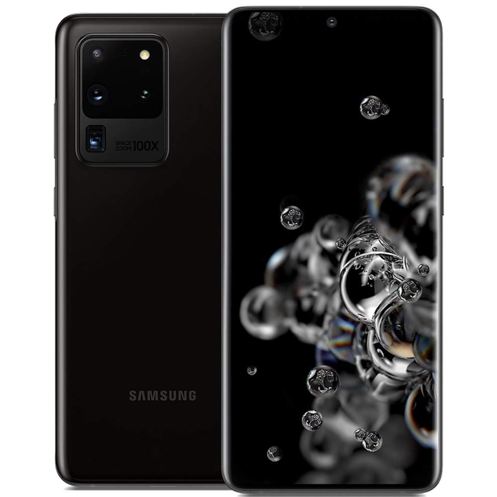 Samsung Galaxy S20 Ultra 5G (128GB, 12GB RAM) 6.9 AMOLED 2X, Snapdragon 865, 108MP Quad Camera, Global 5G Volte (GSM+CDMA) AT&T 