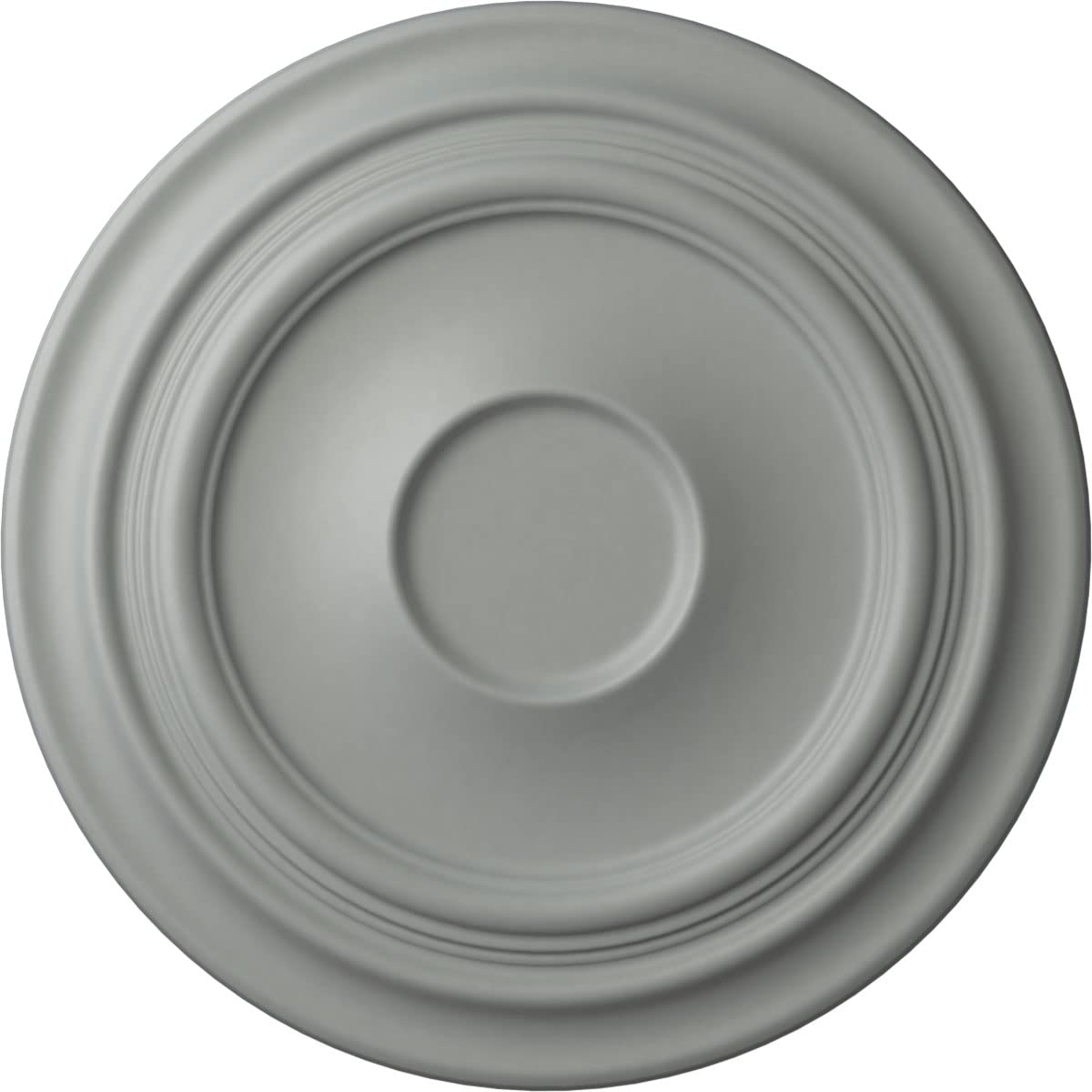 Ekena Millwork Cm24Tr Traditional Ceiling Medallion, 24 3/8''Od X 1 1/2''P (Fits Canopies Up To 5 1/2''), Factory Primed