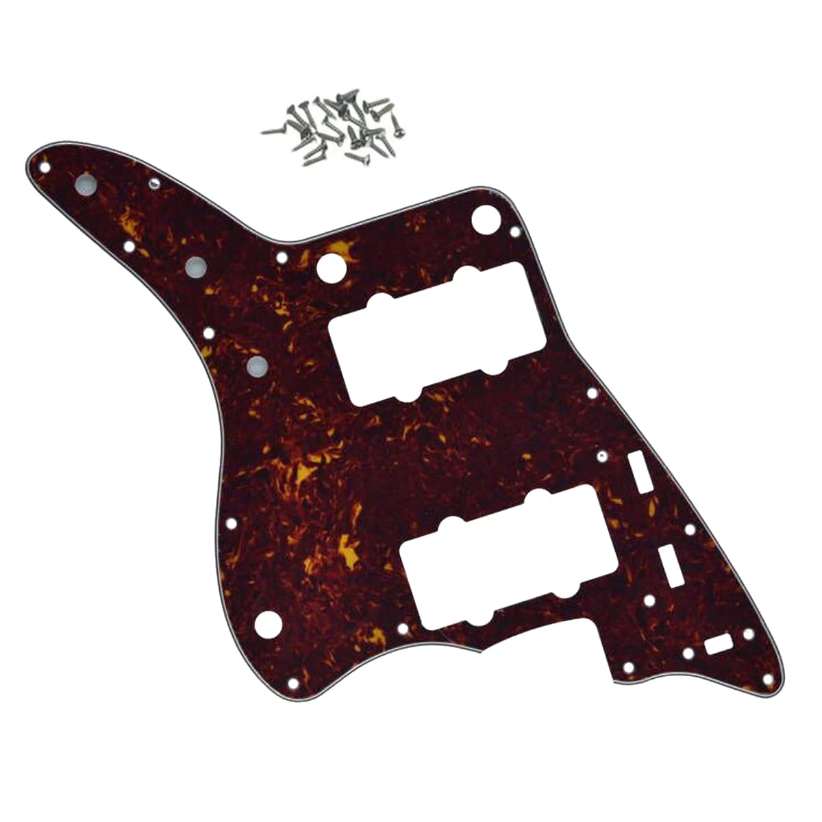 Dopro American Vintage Jazzmaster Guitar Pickguard Scratch Plate JM Pickguard with Screws for FD Vintage Jazzmaster Vintage Tort