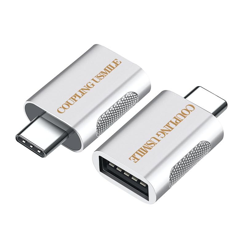 Coupling Usmile Usb C To Usb Adapter [2 Pack],Usb C To A Adapter | Type C To Usb|10Gbps High Speed | Usb Otg Convert | Compatibl