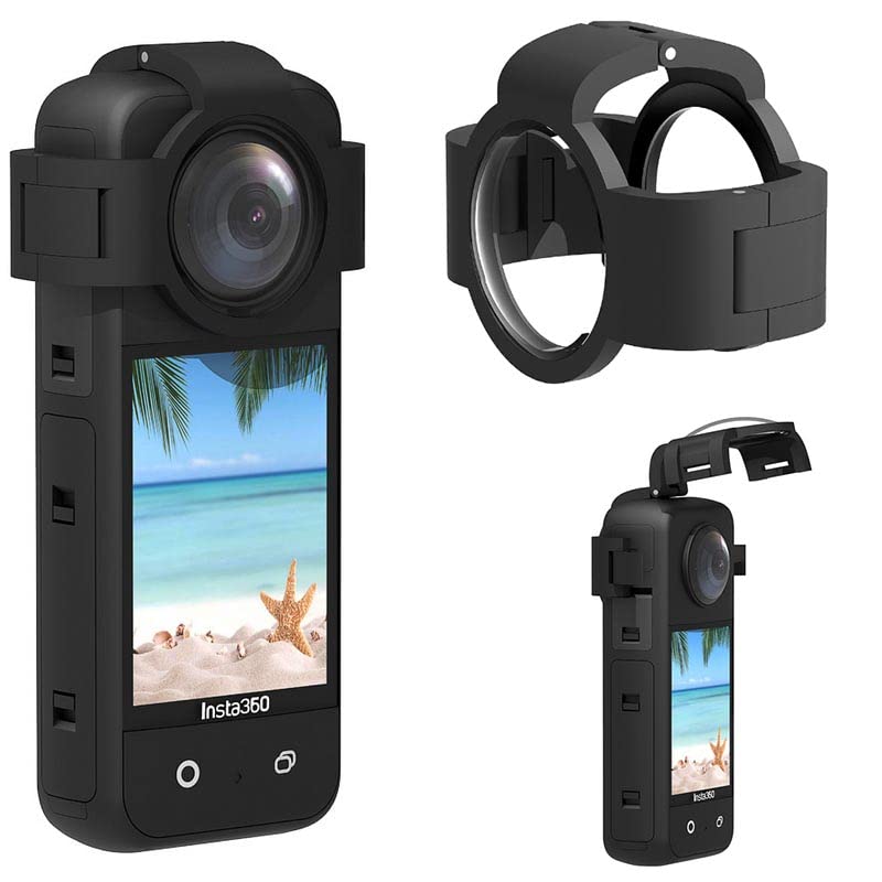 Afymy Snap On Lens Guard/Protective Cover For Premium Lens Guard For Insta360 X3