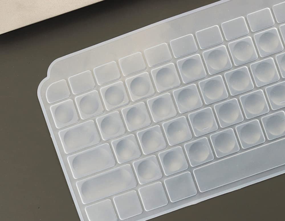 Ultra Thin Desktop Pc Silicone Clear Keyboard Cover Skin Protector Compatible With Logitech Mx Keys Mini Minimalist & Mac Minima