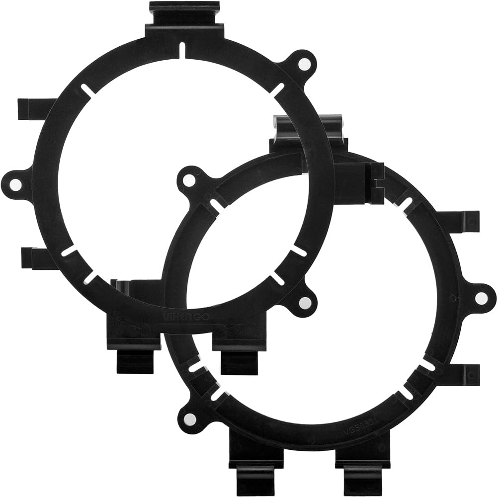 Kicker Speakers 6.5 Inch For Chevrolet Tahoe 1995-2014 Upgrade Kit - Pair Of Cs Series With Adapters And Harness, Coaxial 6 1/2