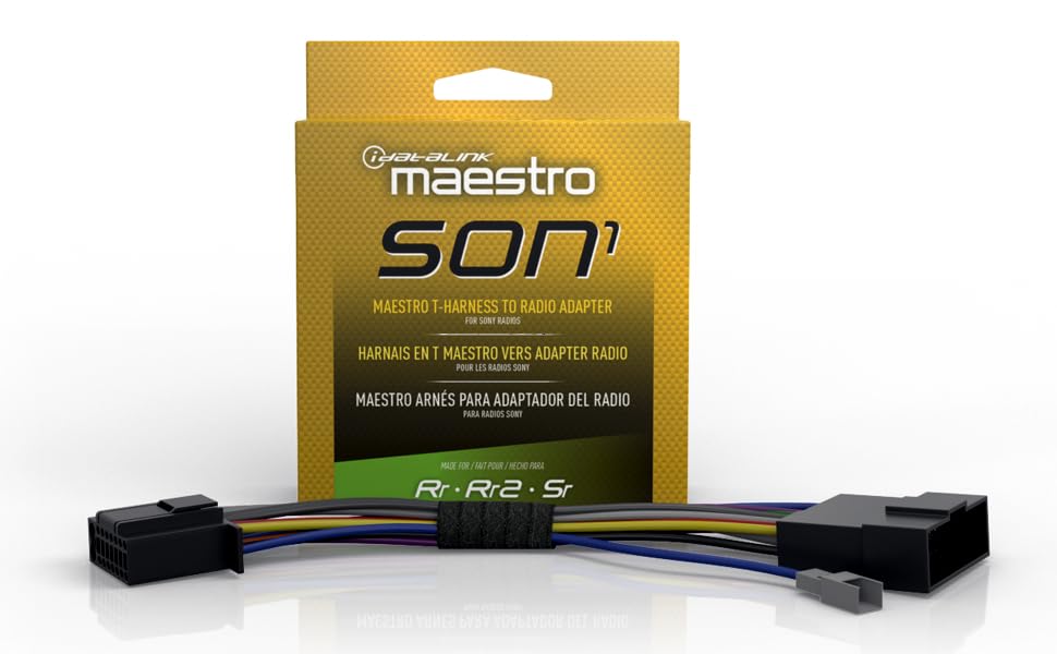 Idatalink Maestro Acc Hu Son1 Plug And Play Installation T Harness For Select Sony Car Radios
