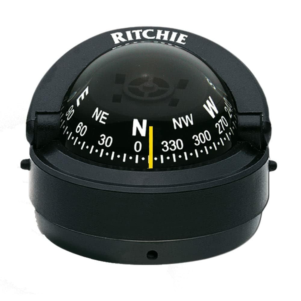 Ritchie S 53 Explorer Compass   Surface Mount   Black