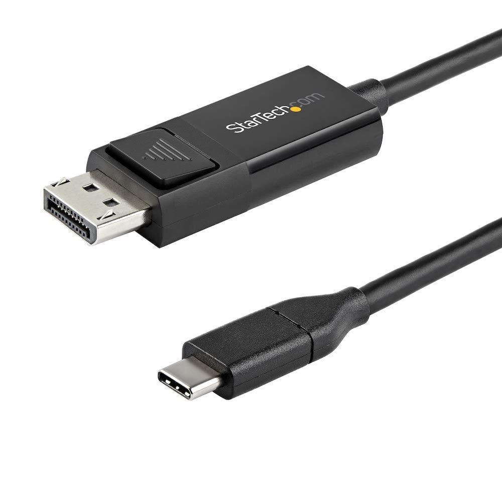 Startech.Com 6Ft (2M) Usb C To Displayport 1.4 Cable 8K 60Hz4K   Bidirectional Dp To Usb C Or Usb C To Dp Reversible Video Adapt