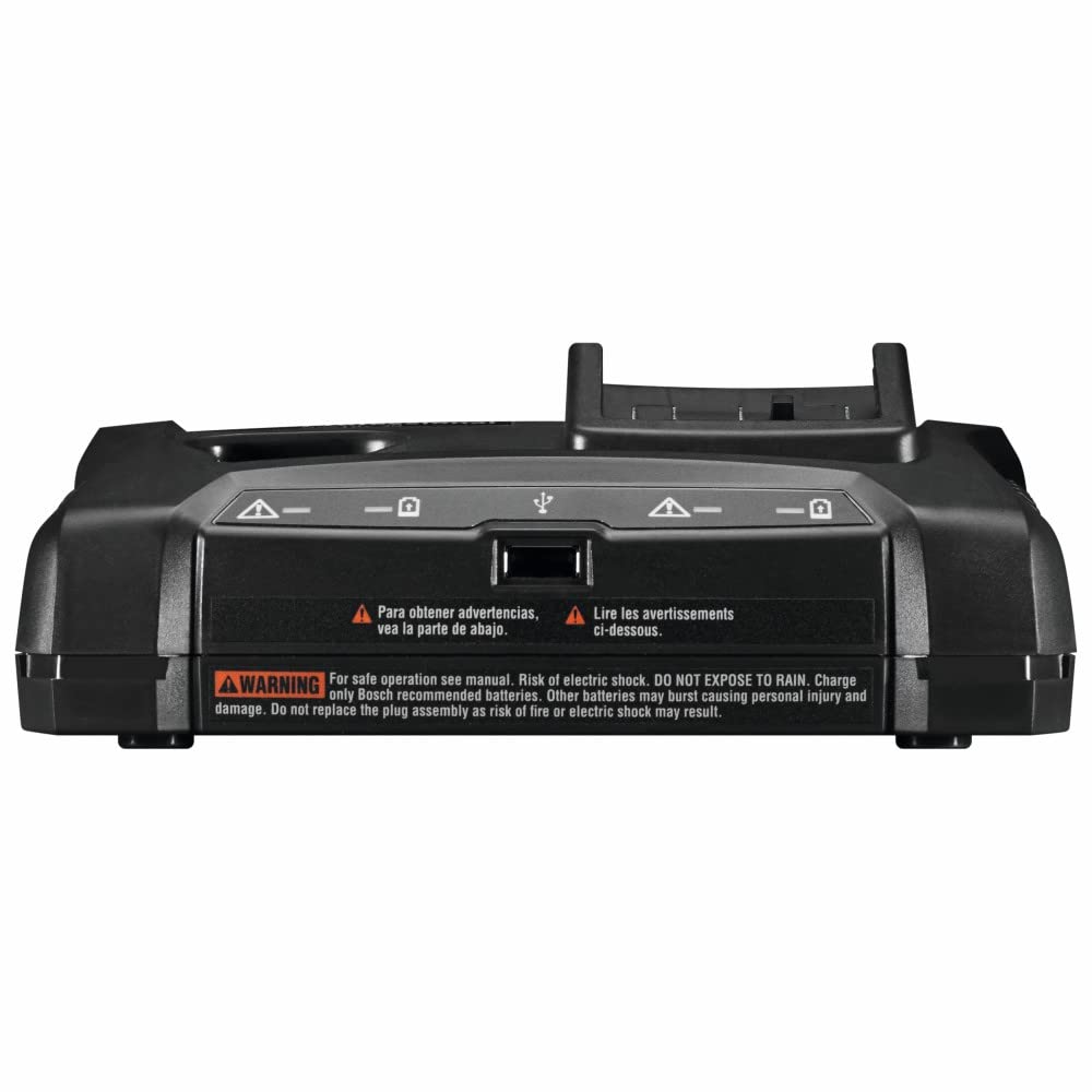 Bosch Gax1218V 30 18V/12V Dual Bay Lithium Ion Battery Charger