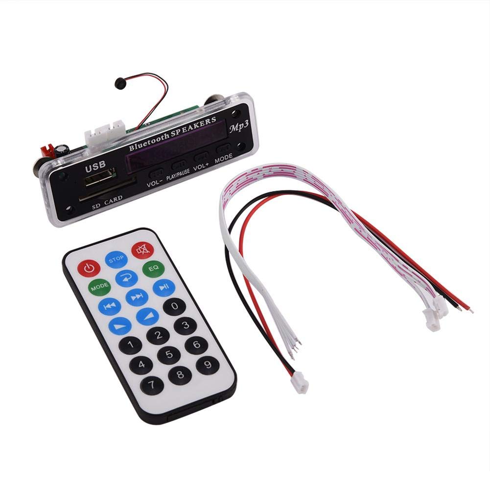 12V Mp3 Decoder Module, Usb/Bluetooth/Sd Card/Fm Radio Wma Decoder Board, Hands Call Bluetooth Decoder With Remote Control