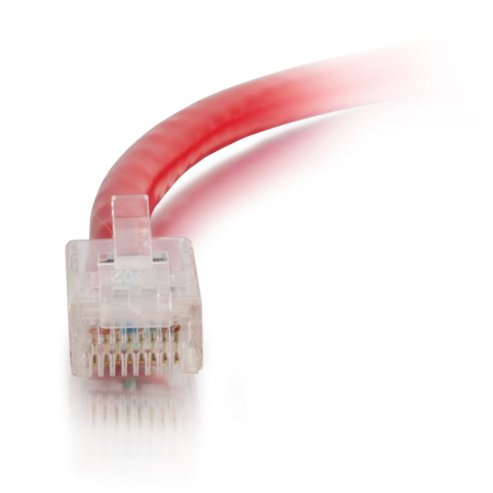 C2G 22675 Cat5E Cable   Non Booted Unshielded Ethernet Network Patch Cable, Red (3 Feet, 0.91 Meters)