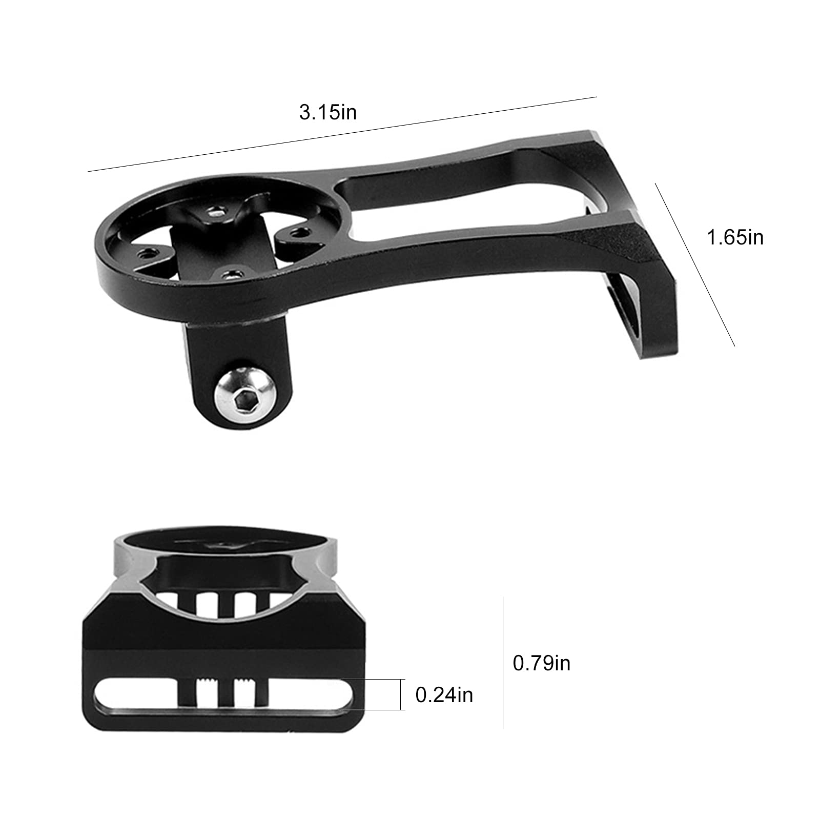 Bike Computer Mount For Garmin Edge Bike Combo Mount For Sports Action Camera Edge Extended Out Front Mount For Garmin Series 10