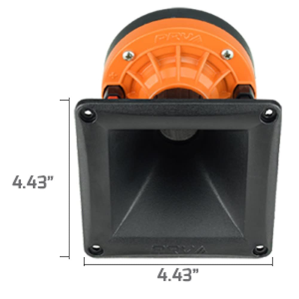Prv Audio Wg270Ph Horn Driver   1' Exit Phenolic Compression Driver 150 Watts Max Power 8 Ohm 106.5 Db 75 Watts Rms With Compact 60� X 60� Exponential Horn For Car Audio