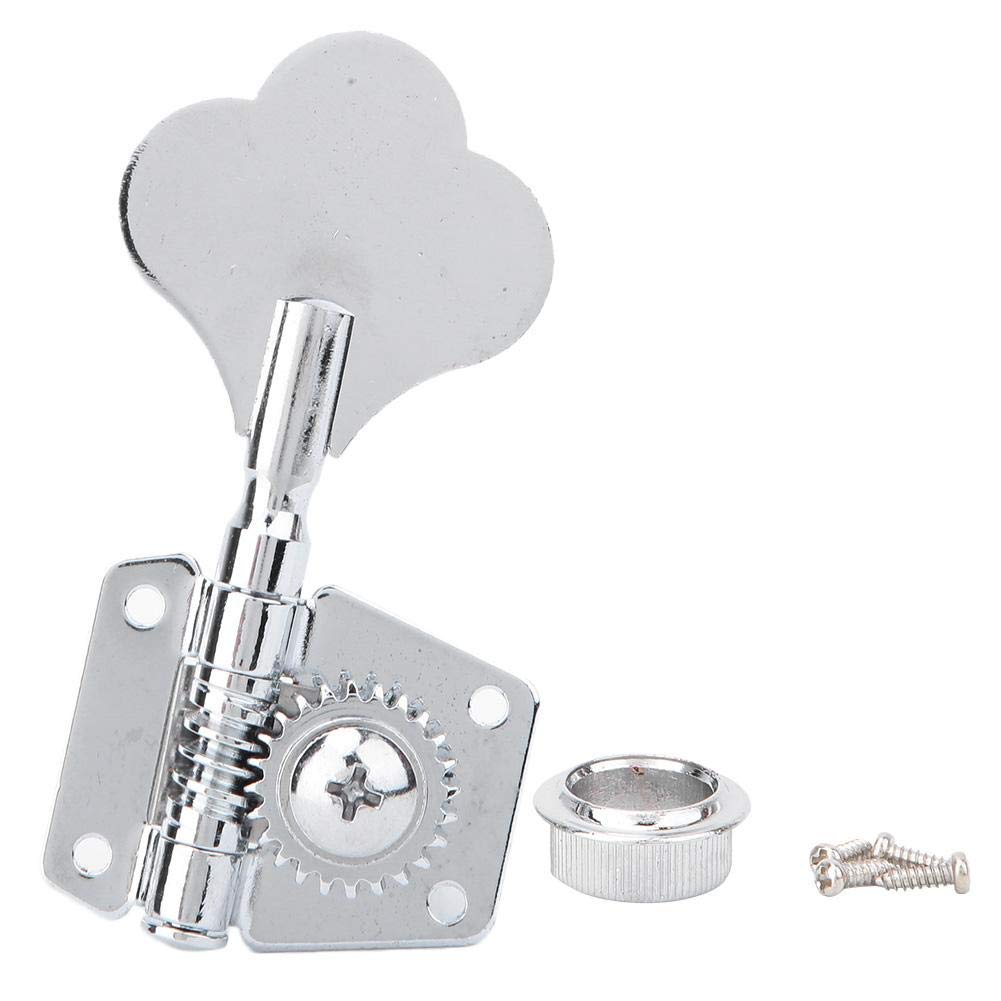 Vbestlife Electric Bass Machine Heads, Open Tuner Knobs String Tuning Key Pegs Tuners For Electric Bass(For Right Row)