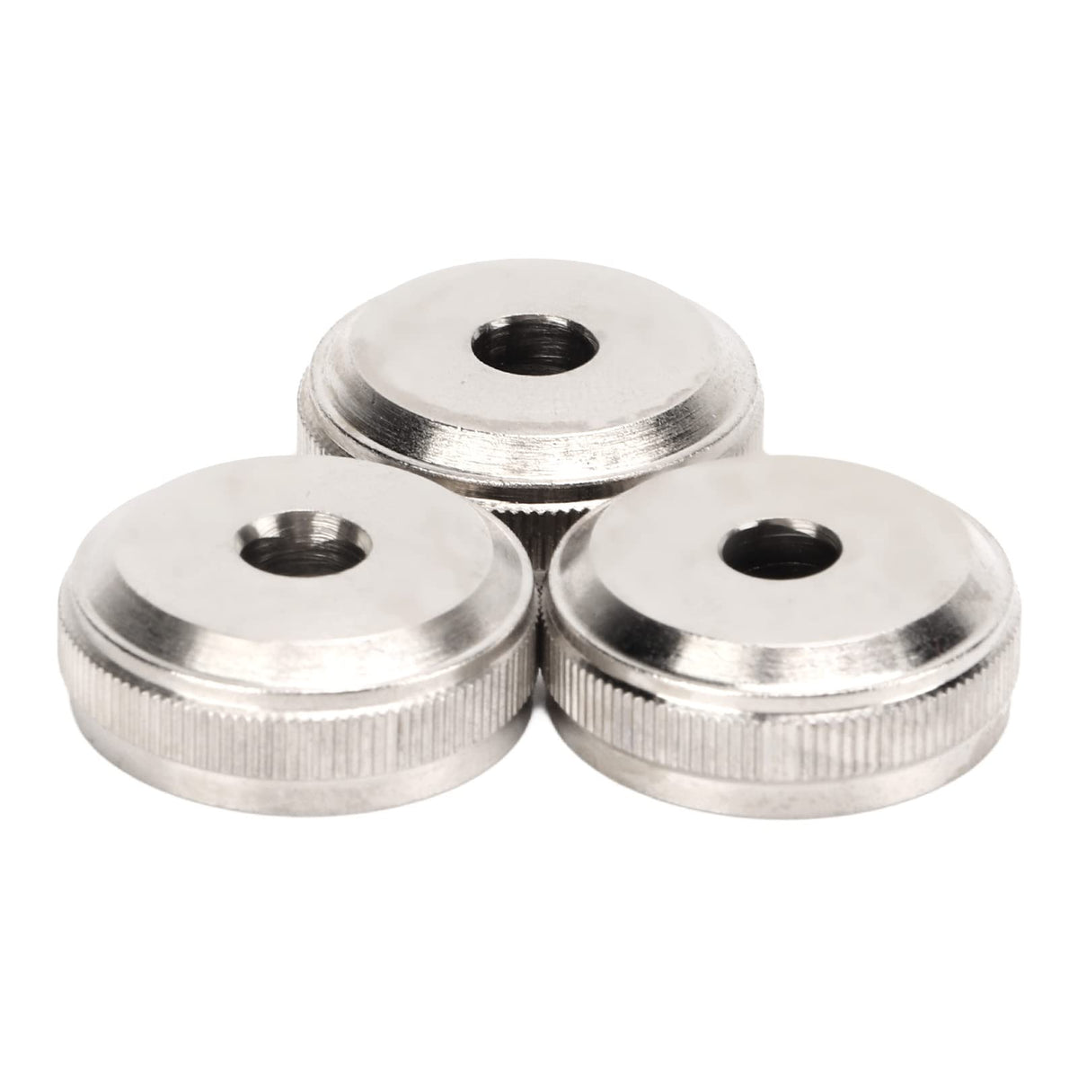 Spyminnpoo Trumpet Bottom Valve ,3Pcs Trumpet Valve Metal Silver Screw Piston For Trumpet Replacement Musical Instrument Accesso