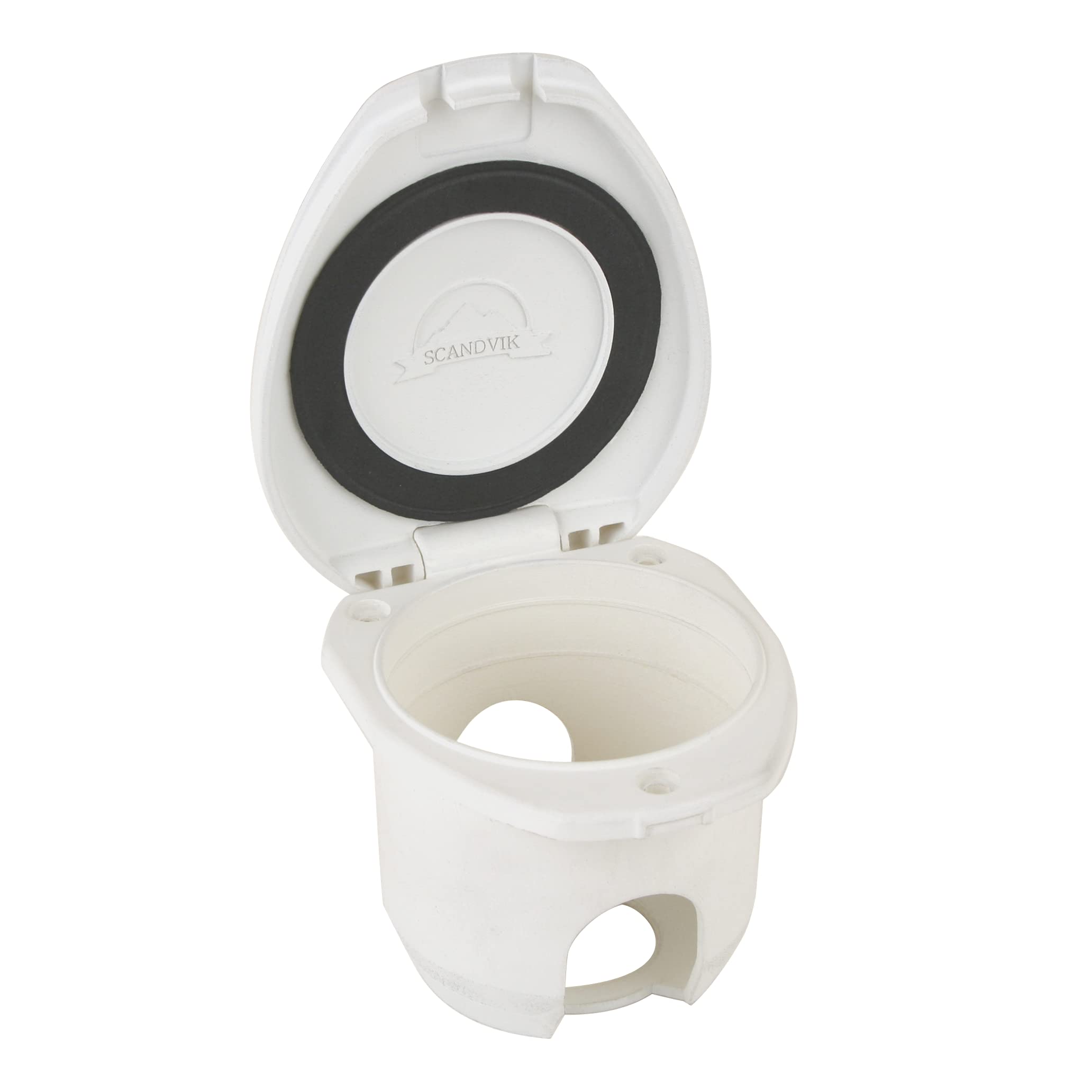 Scandvik Replacment Cup/Cap  For Reccesed Shower - White,WBHDWB095QSB5WC