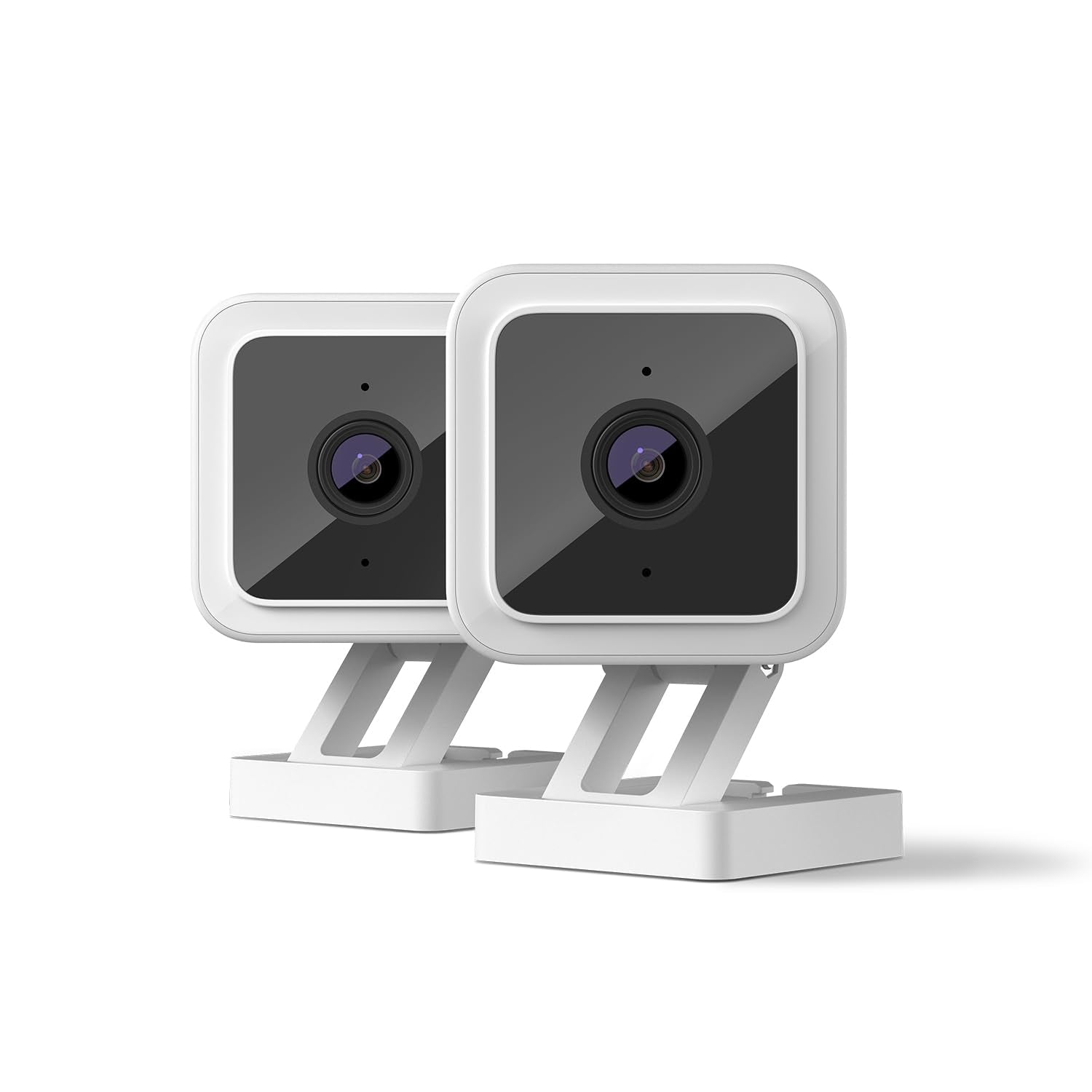 Roku Indoor Camera For Home Security, 2 Pack   Wired Security Camera With 1080P Hd Color Night Vision, Works With Alexa & Google, Motion & Sound Detection, Built In Siren, 90 Day Subscription Included