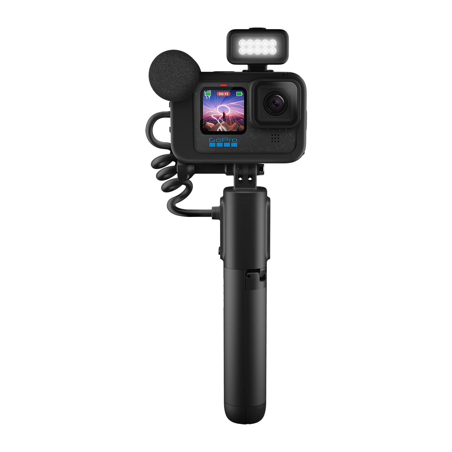 GoPro HERO12 Black Creator Edition  Includes HERO12 Black , Volta (Battery Grip, Tripod, Remote), Media Mod, Light Mod, Enduro 