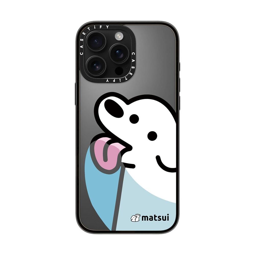 Casetify Compact Case For Iphone 16 Pro Max [Lightweight / 4 Ft. 2X Military Grade Drop Protection/Slim]   Lick   Clear Black