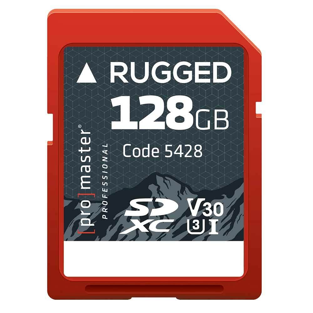 Promaster Sdxc 128Gb Rugged Memory Card Uhs I, (Model 5428)
