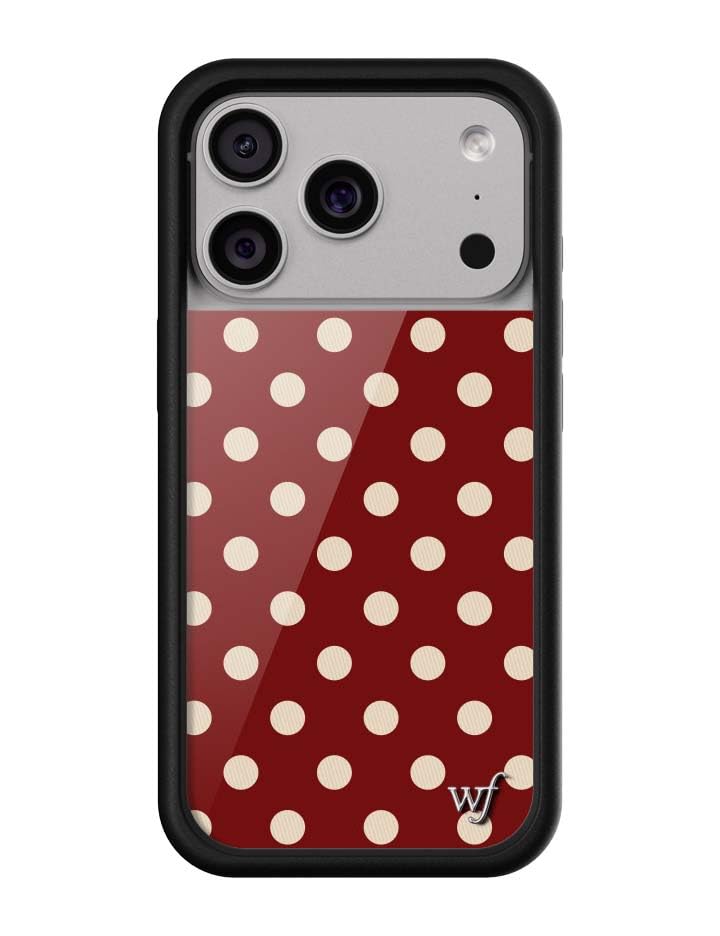Wildflower Cases - Compatible with iPhone 17 Pro | Protective Black Bumper, 4ft Drop Test Certified, Women Owned Small Business 