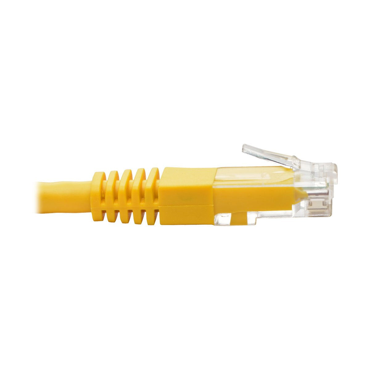 Tripp Lite Cat6 Cat5E Gigabit Molded Patch Cable Rj45 M/M 550Mhz Yellow 1Ft 1' (N200 001 Yw)
