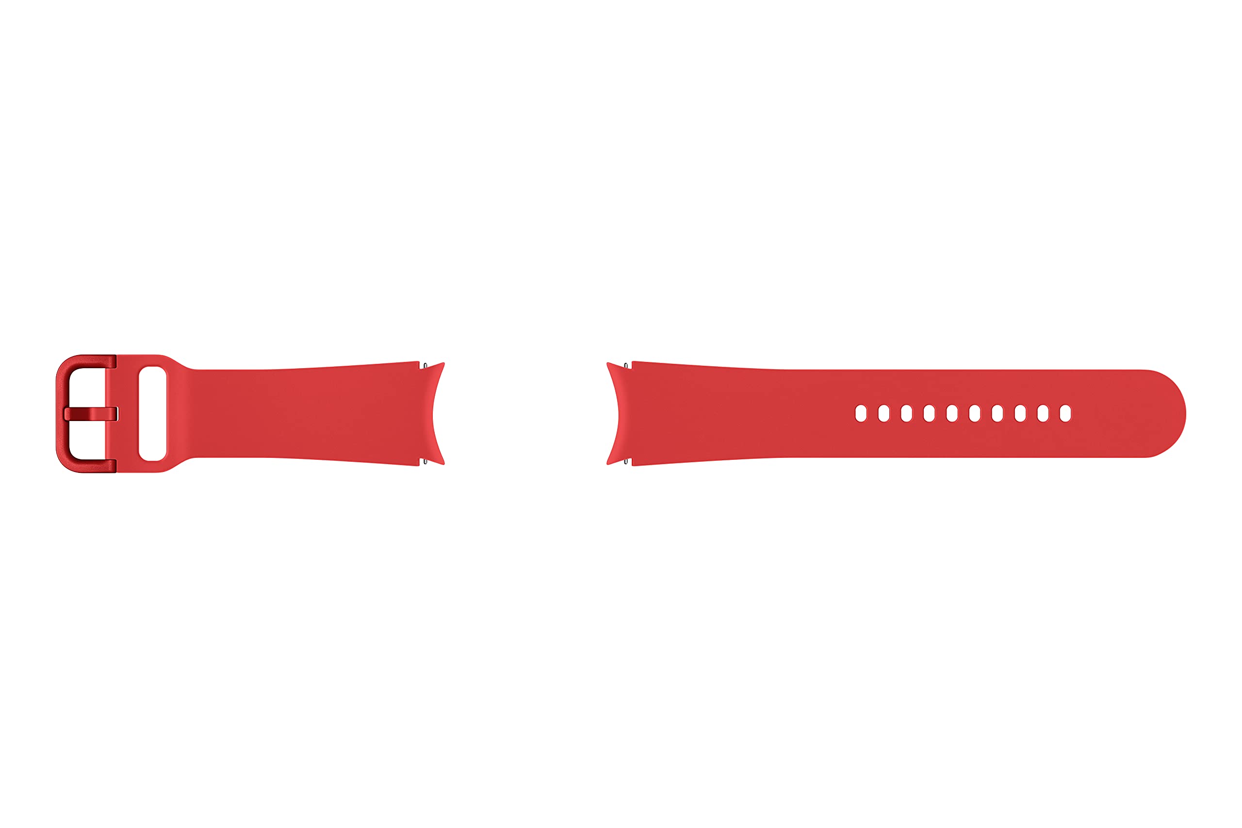 Samsung Silicone Watch Band Strap Medium / Large, For Galaxy Watch 4 And Galaxy Watch 4 Classic, Us Version, Red