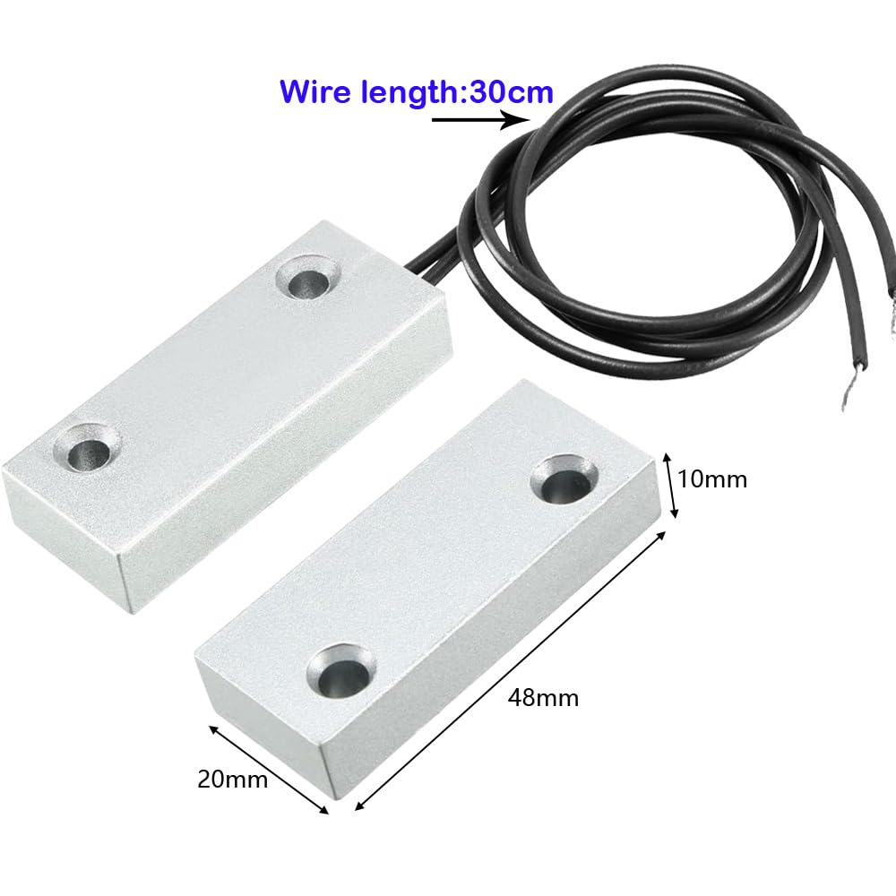 Gebildet Rolling Door Contact Magnetic Reed Switch Alarm With 2 Wires For Nc. Applications Mc 52