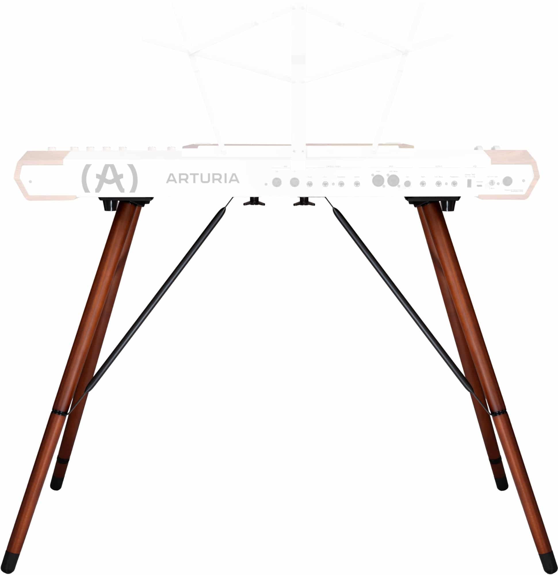 Arturia Wooden Legs For Astrolab, Keylab 88 Mkii And Polybrute   Adjustable, Sturdy And Elegant Stand