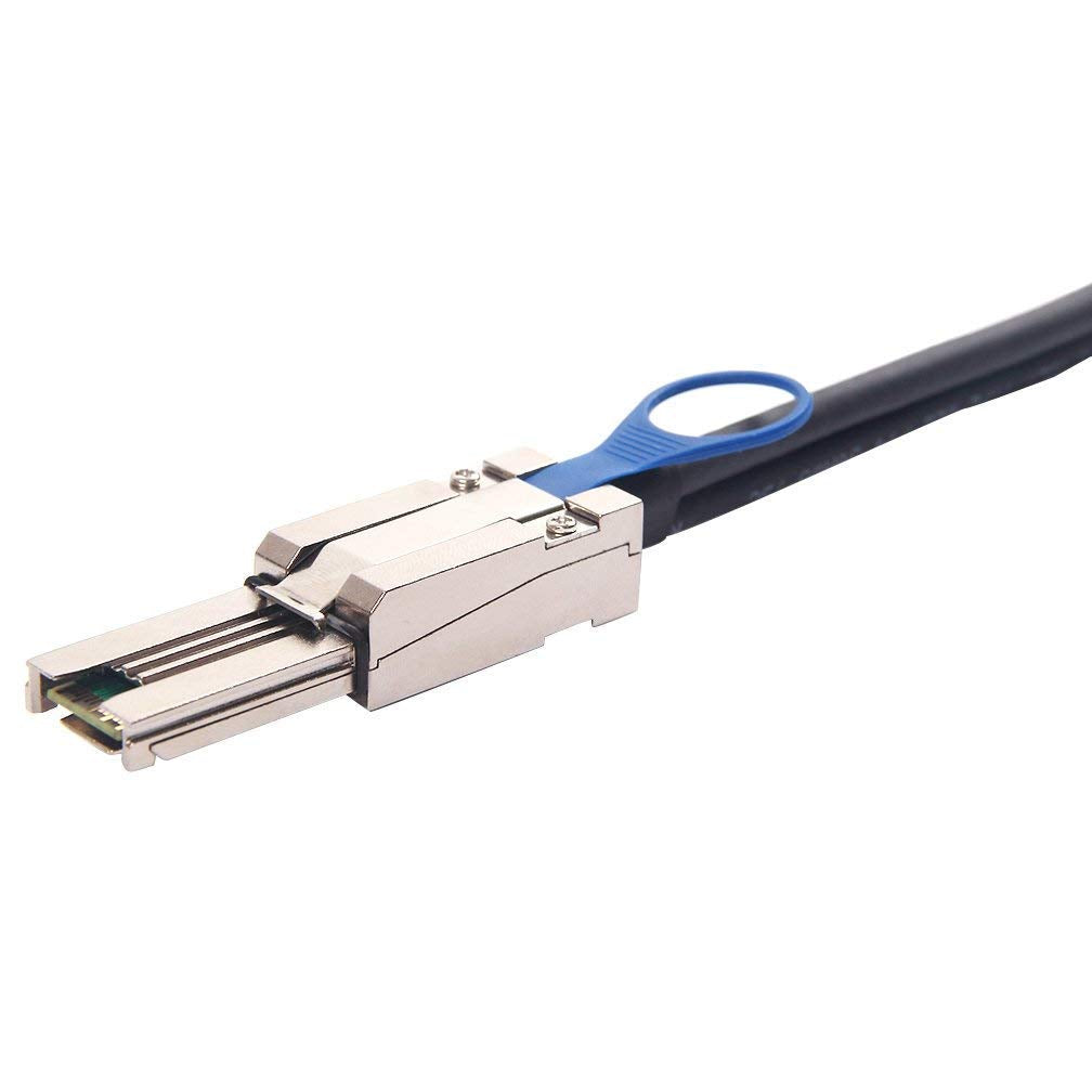 Sff 8088 To Sff 8088 External Mini Sas Hd Cable, 3G/6Gbps Sas2.0 26Pin Hybrid Cable Attached Scsi For Raid Systems, Das, Externa