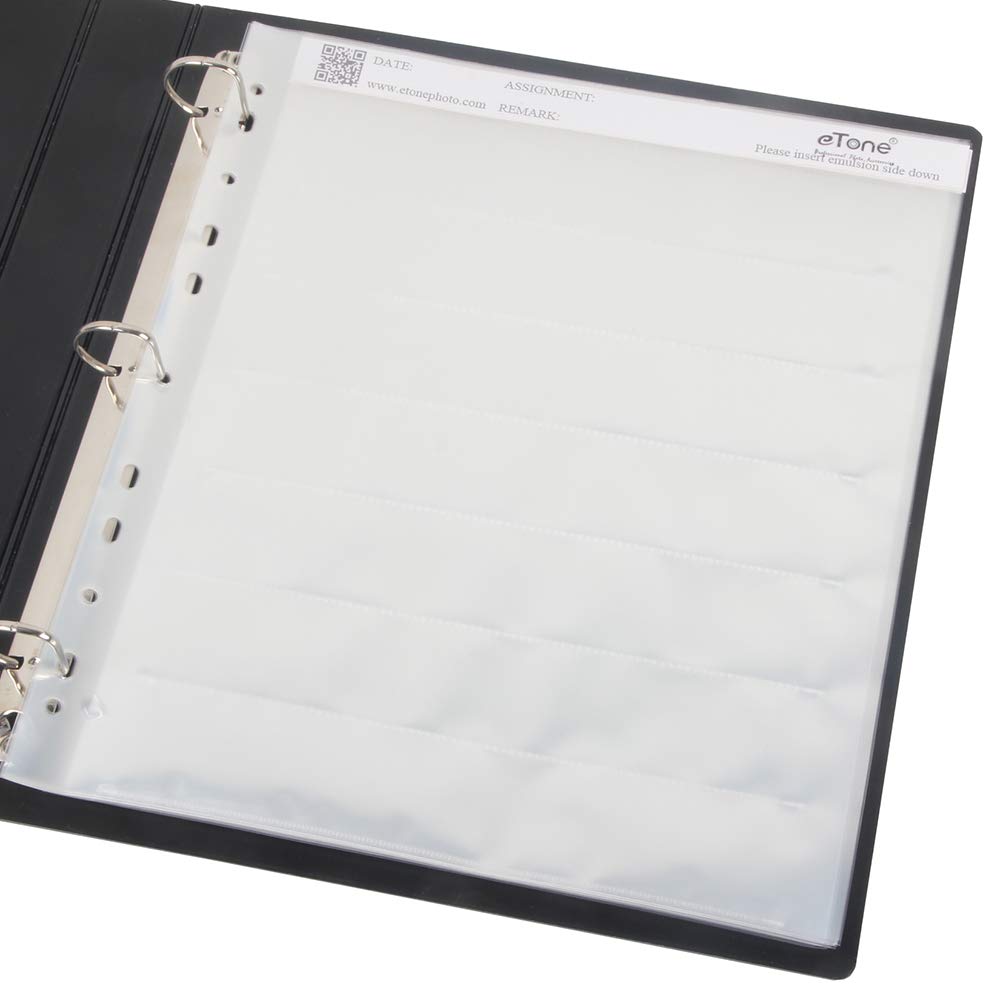 100X Etone Archival Storage Sheets 135 35Mm Negative Page Preservers (100X135)