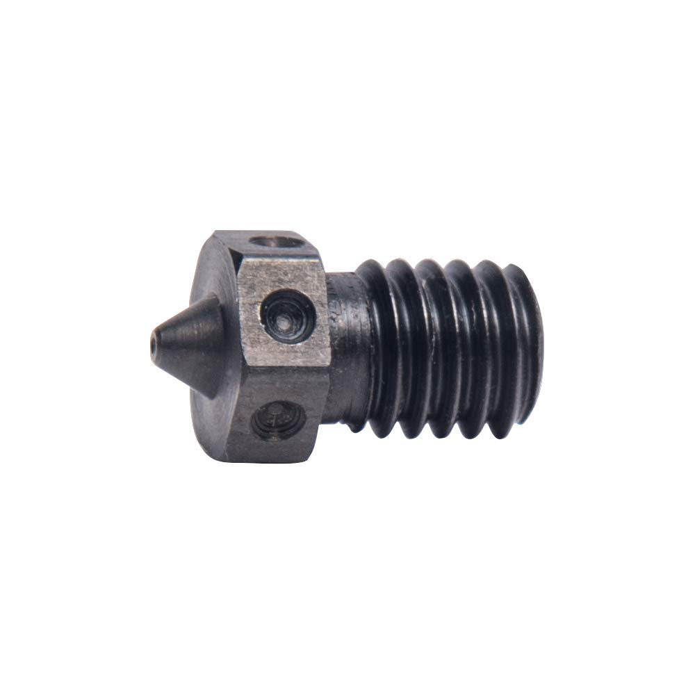 1Piece Hardened Steel Nozzle V6 Nozzle 0.25/0.4/0.5/0.6Mm For 1.75Mm V6 Hotend Prusa Printing Pei Peek Or Carbon Fiber Filament