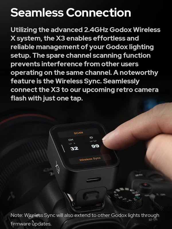 Godox X3 Trigger For ???????? ? Godox Trigger For Sony X3 S ? X3S Ttl Wireless Flash Trigger For ????????, Oled Touchscreen Flas