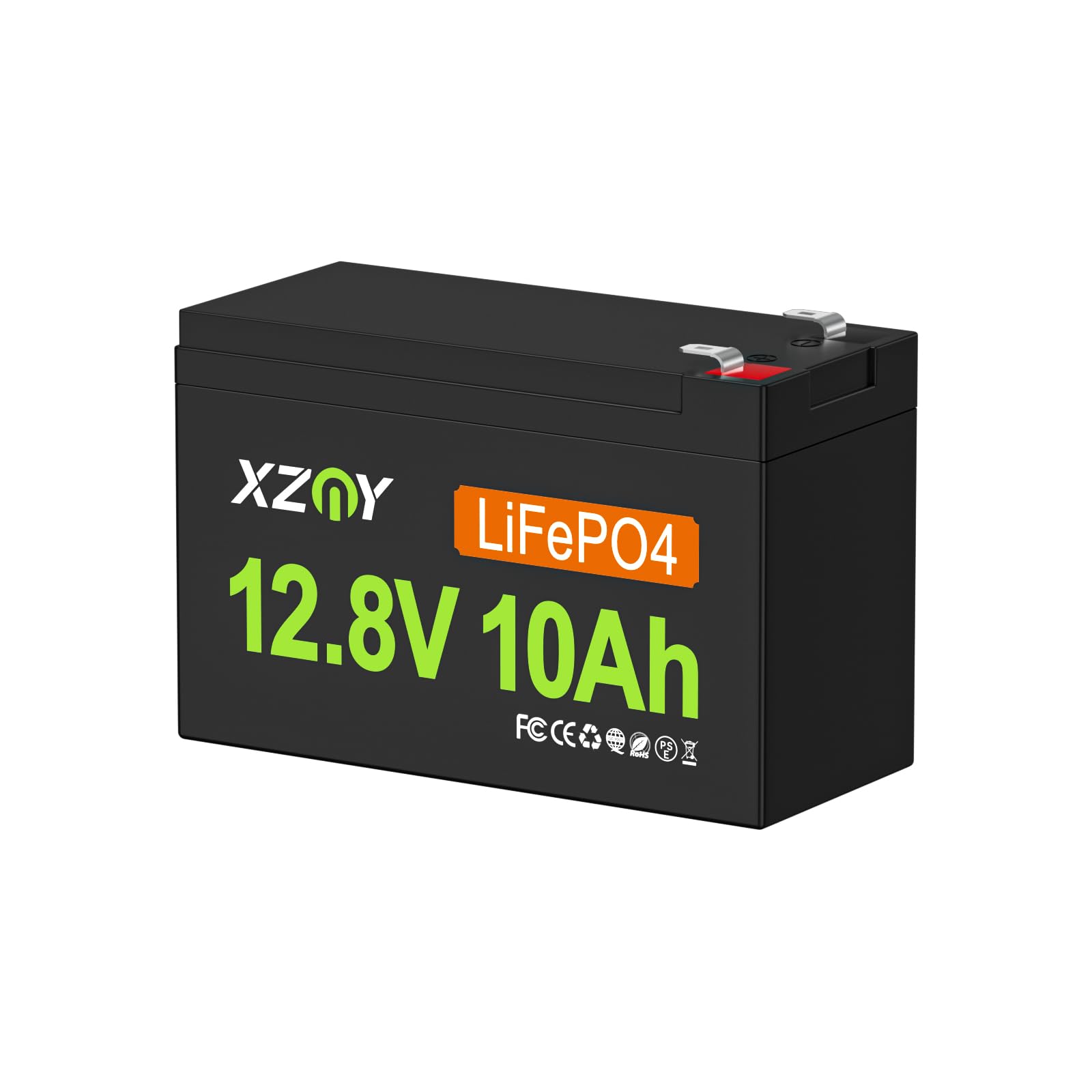 XZNY 12V 10Ah LiFePO4 Battery, 4000+ Cycles 12V 10Ah Lithium Battery Built-in 10A BMS, 12 Volt 10Ah Battery Perfect for Ham Radi