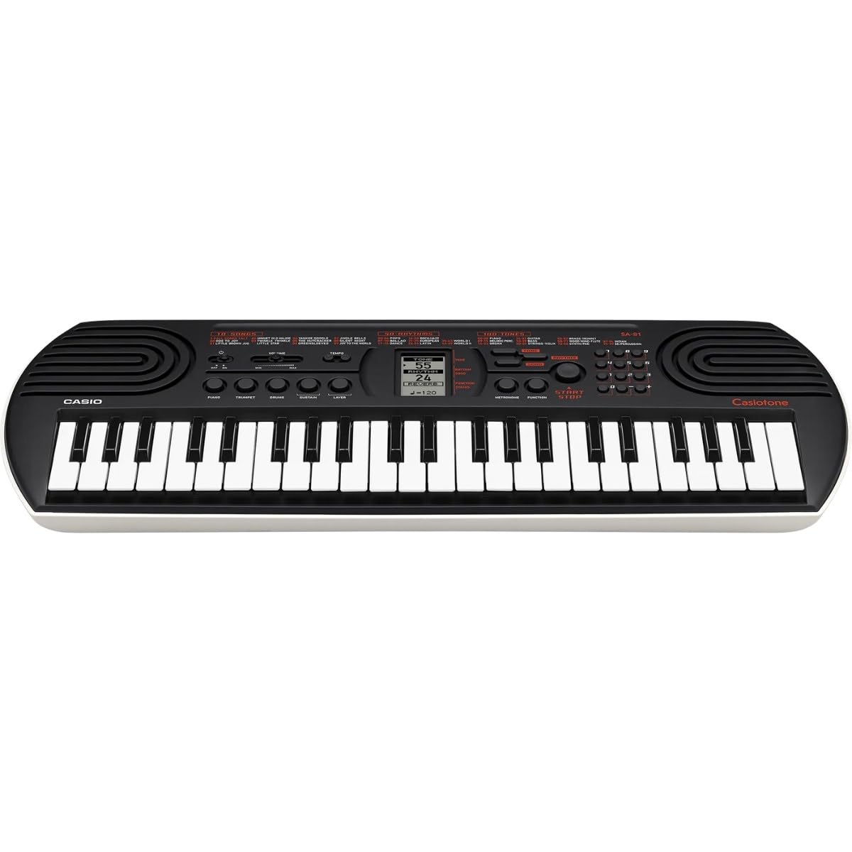 Casio Casiotone Sa 81 44 Key Portable Keyboard With Mini Keys