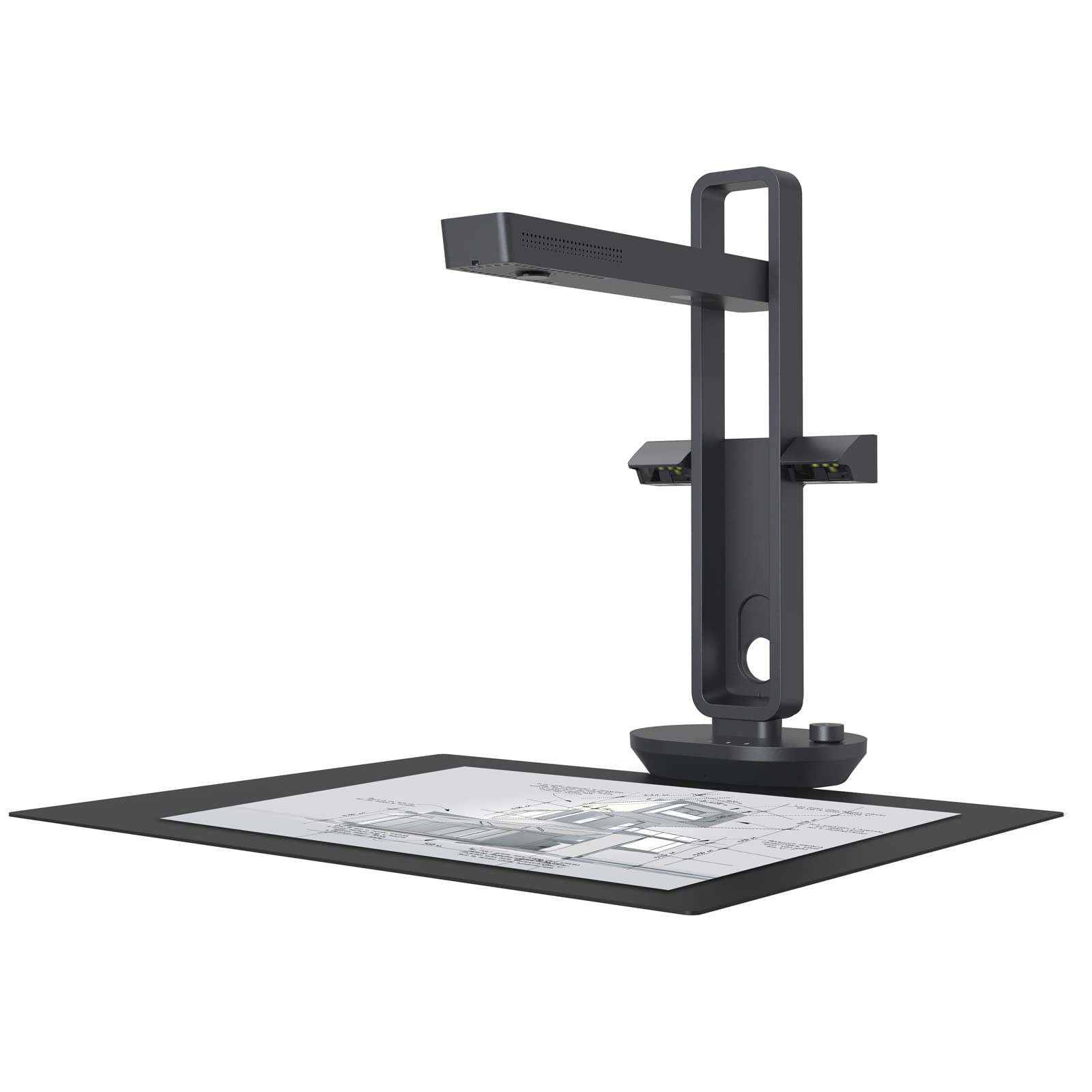 Czur Aura Pro Book & Document Scanner,Capture A3 & A4, Auto Flatten & Deskew Powered By Ai Technology, Foldable & Portable, Comp