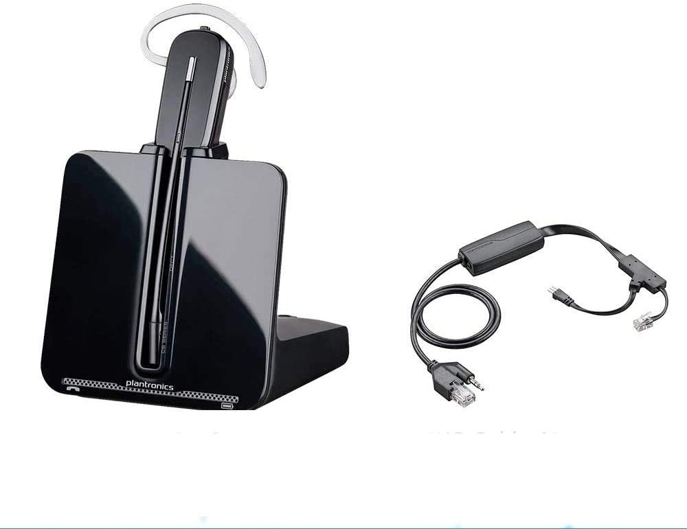 Plantronics-CS540 Convertible Wireless Headset with EHS Cable APP-51, Bundle for Polycom Phone Systems