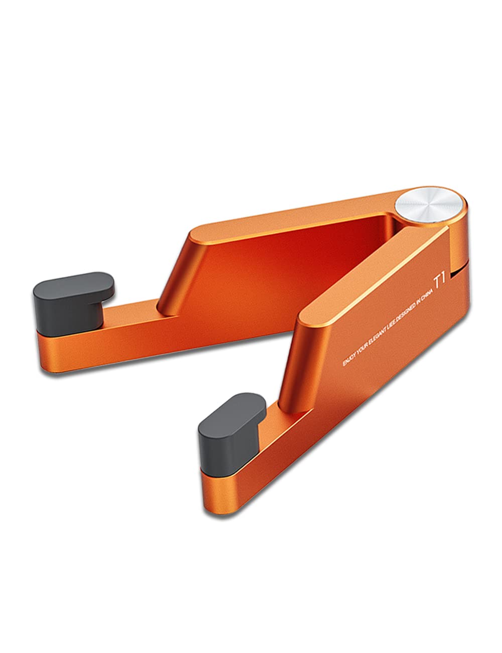 Moneer Cell Phone Stand, Universal Mini Size Portable Aluminum Alloy Foldable Phone Holder For Desk, Compatible With All Mobile