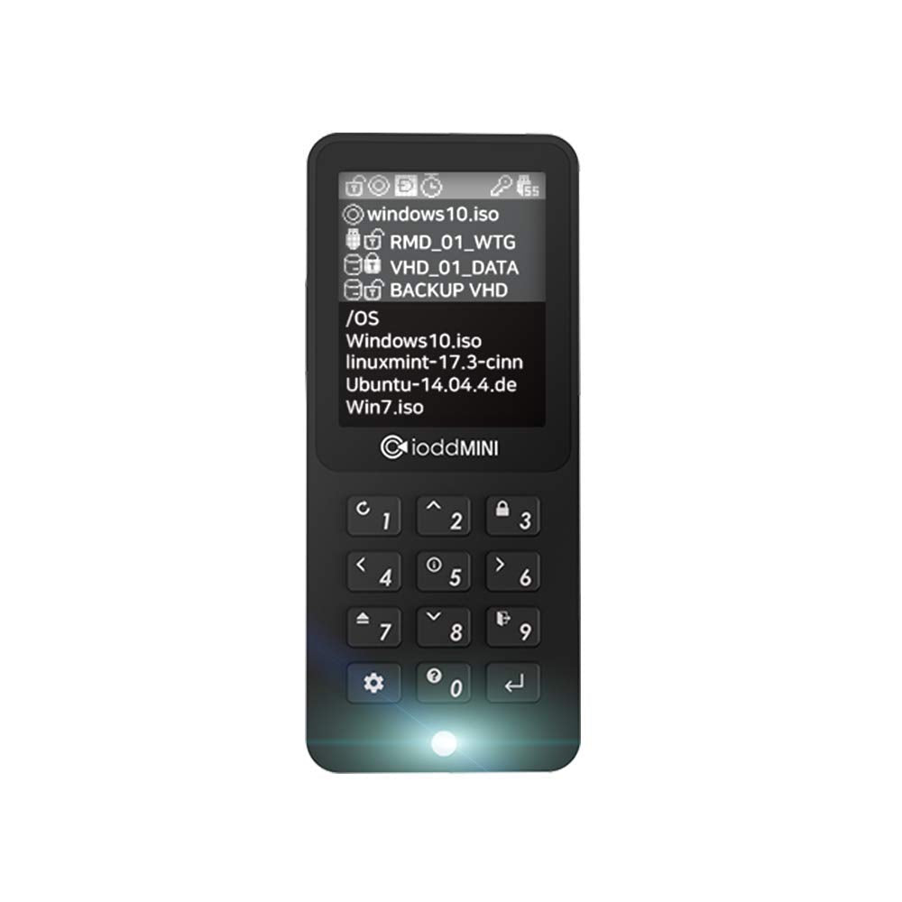 Iodd Mini Usb 3.0 256 Bit Secure Encrypted Ssd Drive (256Gb)