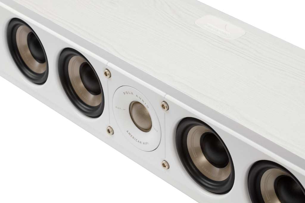 Polk Signature Elite Es35 Slim Center Channel Speaker   Hi Res Audio Certified, Dolby Atmos & Dts:X Compatible, 1'' Tweeter & (6