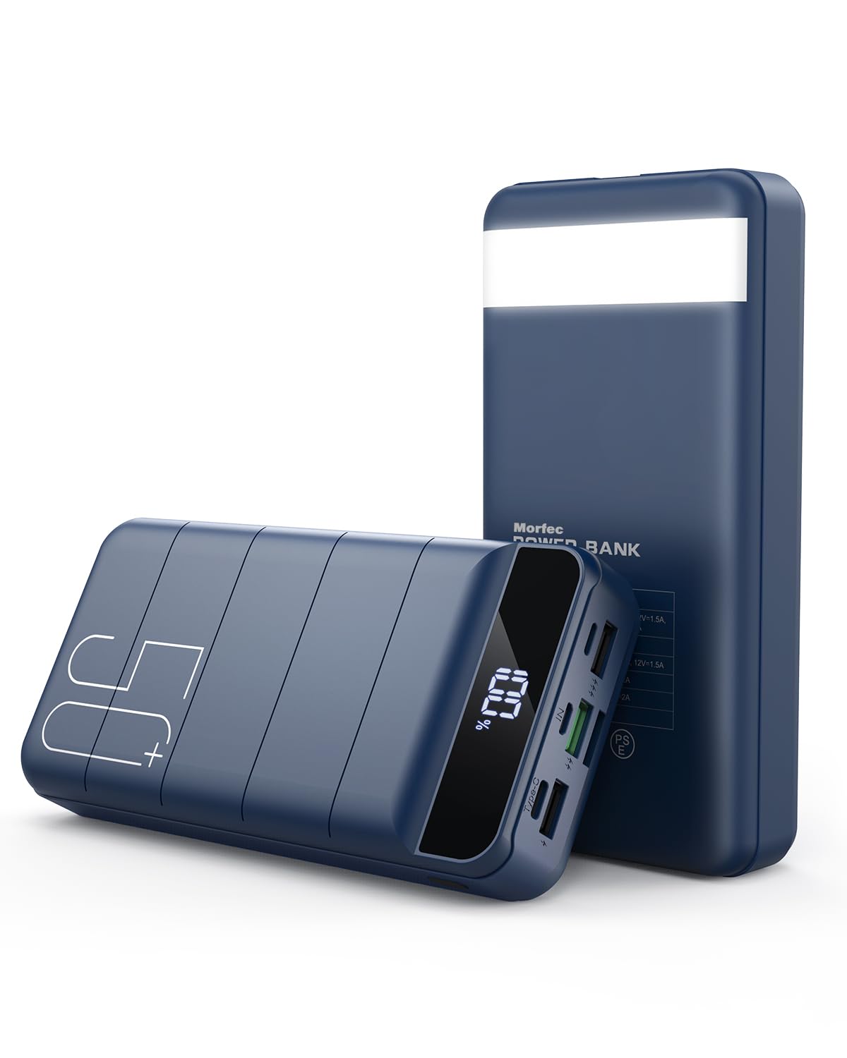 Portable Charger Power Bank 50000Mah Fast Charging 22.5W Usb C Battery Pack Charger Portable With 4 Outputs & 3 Inputs High Capa