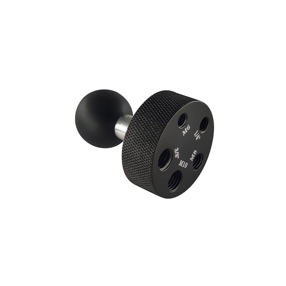 1' Ball Head Adapter Threaded Column M10X1.5Mm With 1/4',3/8',M6,M8,M10 Screw Converter, Compatible To Ram Mount(R7)
