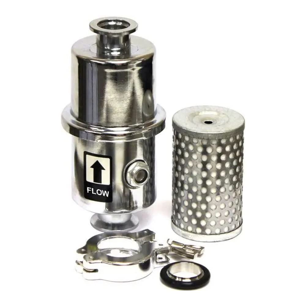 AI New EZ-Swap Vacuum Pump Exhaust Oil Mist Filter with KF25 Fittings for Degassing Chambers Vacuum Ovens