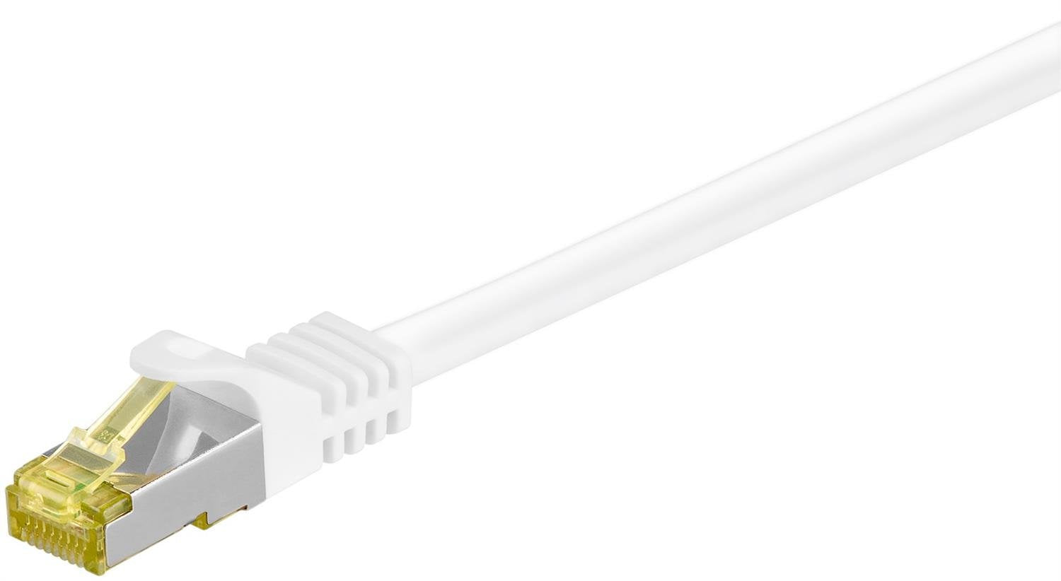 Goobay RJ-45 Cat7 10 m 10 m Cat7 S/FTP (S-STP) White Networking Cable Networking Cables (10 m, CAT7, S/FTP (PIMF), RJ-45, RJ-45,