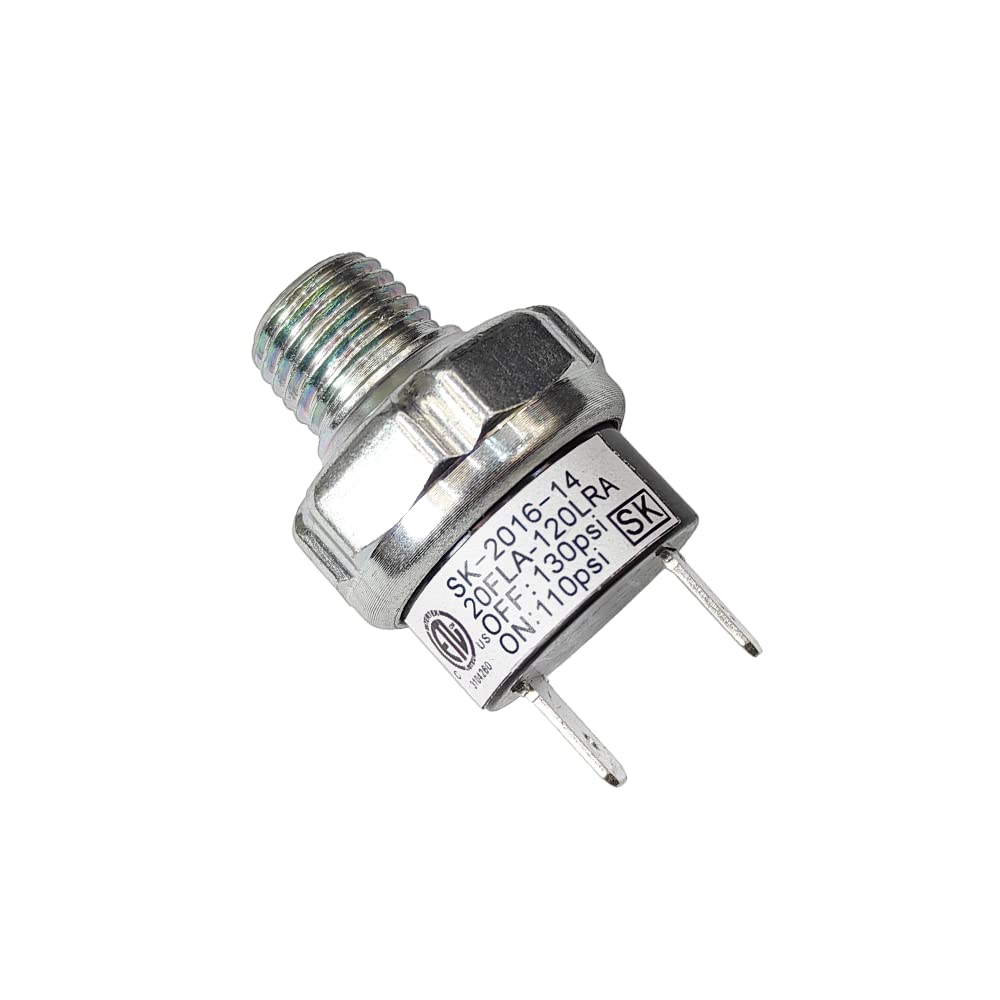 Air Pressure Switch 110 130 Psi Tank Mount Type Thread 1/4'' Npt 12V 24V Dc Air Compressor Pressure Switch For Air Train Horn 11