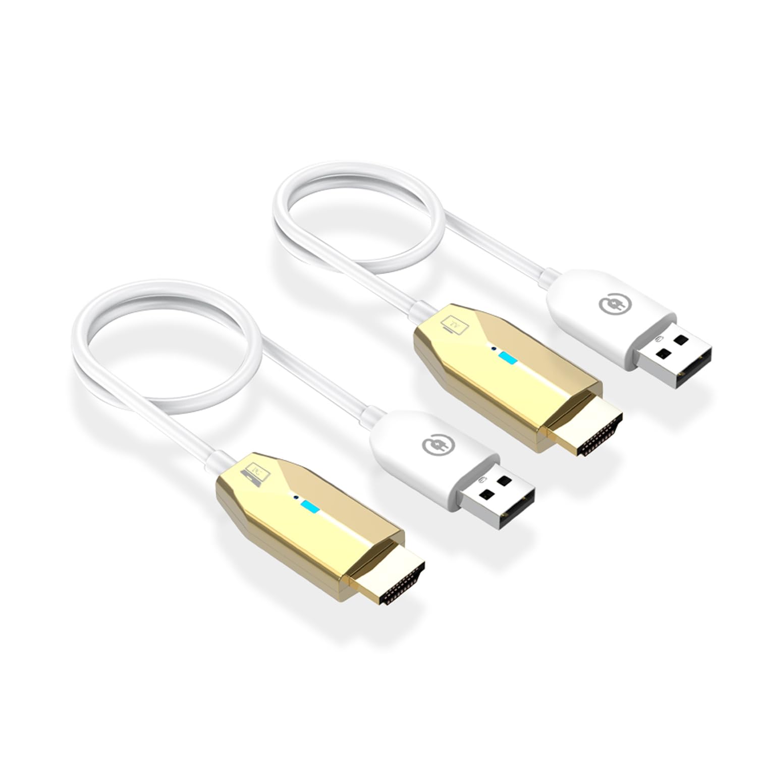 Wireless Hdmi Transmitter And Receiver   165Ft/50M, For Laptops, Tv Box, Ps4/5, Cameras To Project To Tv/Projector/Monitor Plug And Play, Portable 1080P@60Hz Wireless Hdmi Extender.